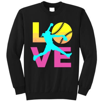 Softball Shirts For Girl Love Sweatshirt