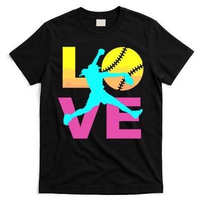 Softball Shirts For Girl Love T-Shirt