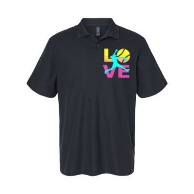 Softball Shirts For Girl Love Softstyle Adult Sport Polo