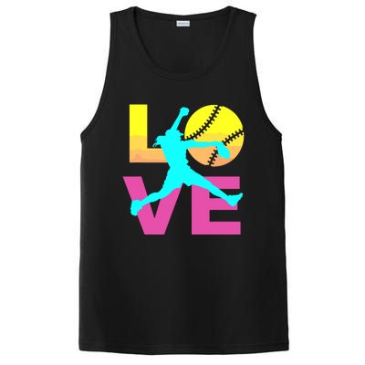 Softball Shirts For Girl Love PosiCharge Competitor Tank