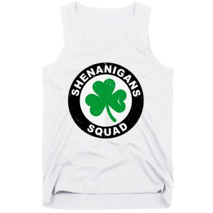 Shenanigans Squad Funny St Patricks Day Party Tank Top