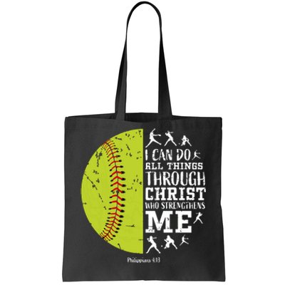 Softball Shirts For Women Gifts Softball T Shirts Girl Tote Bag