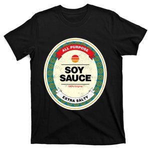 Soy Sauce Funny Costume Vegan Soy Sauce Funny Sushi Matching Group Halloween Cos T-Shirt