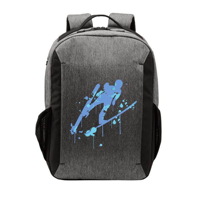 Splash Ski Flying Winter Sports Ski Jumping Vector Backpack