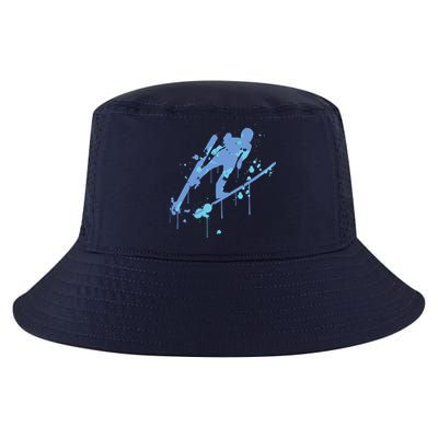 Splash Ski Flying Winter Sports Ski Jumping Cool Comfort Performance Bucket Hat