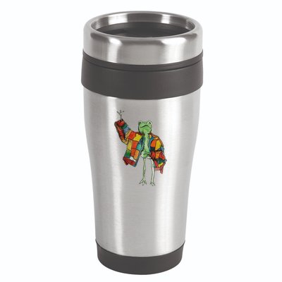 Soulisfree Stylish Frog Ix Funny Fashion Frog With Colorful 16oz Travel Tumbler