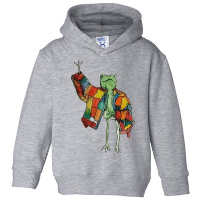 Soulisfree Stylish Frog Ix Funny Fashion Frog With Colorful Toddler Hoodie