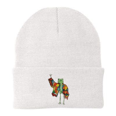 Soulisfree Stylish Frog Ix Funny Fashion Frog With Colorful Beanie