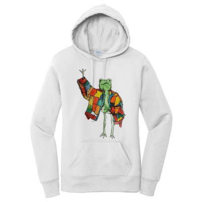 Soulisfree Stylish Frog Ix Funny Fashion Frog With Colorful Women's Pullover Hoodie
