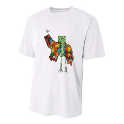 Soulisfree Stylish Frog Ix Funny Fashion Frog With Colorful Youth Performance Sprint T-Shirt
