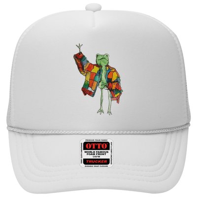 Soulisfree Stylish Frog Ix Funny Fashion Frog With Colorful Trucker Hat