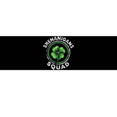 Shenanigans Squad Funny St. Patrick's Day Matching Group Bumper Sticker