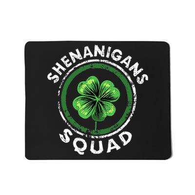 Shenanigans Squad Funny St. Patrick's Day Matching Group Mousepad