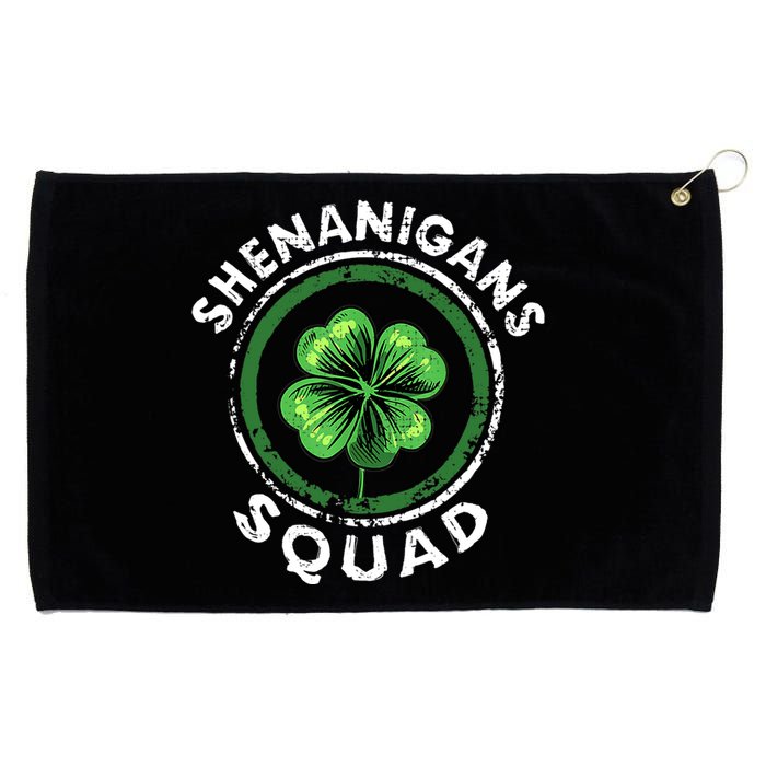 Shenanigans Squad Funny St. Patrick's Day Matching Group Grommeted Golf Towel