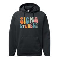 Sigma Student Funny School Student Performance Fleece Hoodie