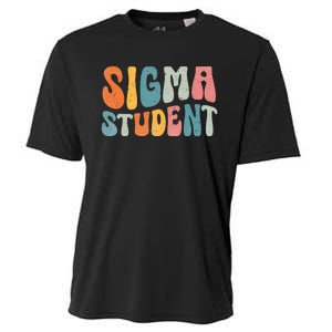 Sigma Student Funny School Student Cooling Performance Crew T-Shirt