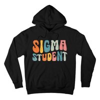 Sigma Student Funny School Student Hoodie