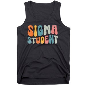 Sigma Student Funny School Student Tank Top