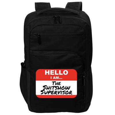 Shitshow Supervisor Funny Manager And Supervisor Impact Tech Backpack