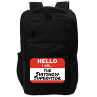 Shitshow Supervisor Funny Manager And Supervisor Impact Tech Backpack