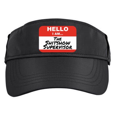 Shitshow Supervisor Funny Manager And Supervisor Adult Drive Performance Visor