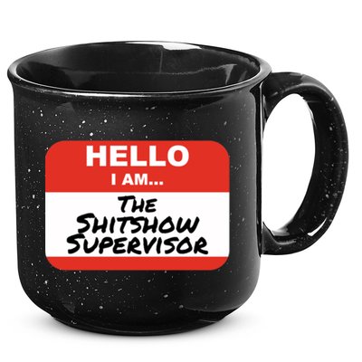 Shitshow Supervisor Funny Manager And Supervisor 15oz Campfire Ceramic Mug