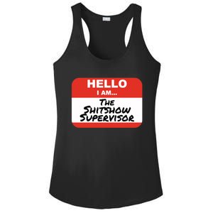 Shitshow Supervisor Funny Manager And Supervisor Ladies PosiCharge Competitor Racerback Tank