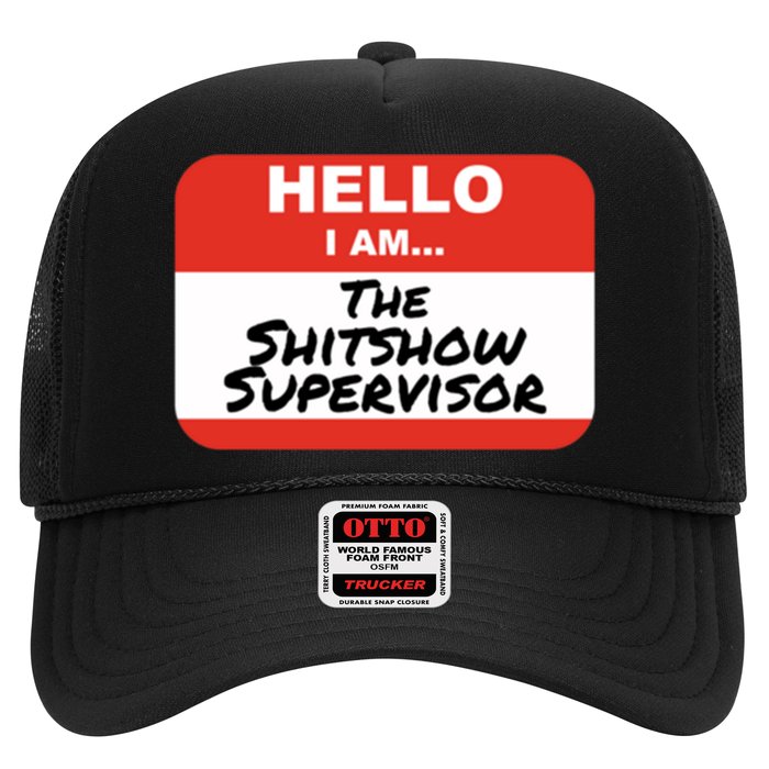 Shitshow Supervisor Funny Manager And Supervisor Trucker Hat