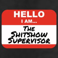 Shitshow Supervisor Funny Manager And Supervisor Microfiber Hand Towel