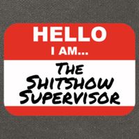 Shitshow Supervisor Funny Manager And Supervisor Cotton Canvas Backpack