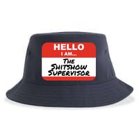 Shitshow Supervisor Funny Manager And Supervisor Sustainable Bucket Hat