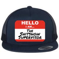 Shitshow Supervisor Funny Manager And Supervisor Flatbill Hat