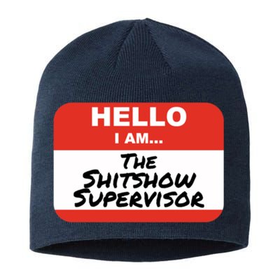 Shitshow Supervisor Funny Manager And Supervisor Sustainable Beanie