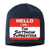 Shitshow Supervisor Funny Manager And Supervisor Sustainable Beanie
