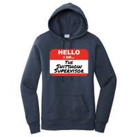 Shitshow Supervisor Funny Manager And Supervisor Women's Pullover Hoodie