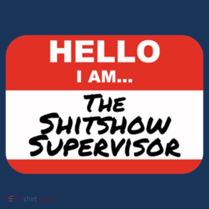 Shitshow Supervisor Funny Manager And Supervisor Sustainable Knit Beanie