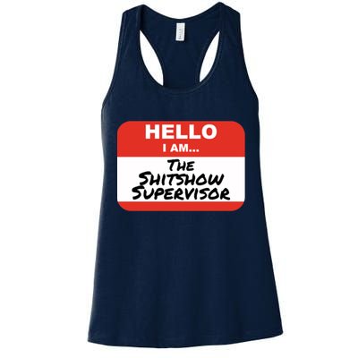 Shitshow Supervisor Funny Manager And Supervisor Womens Tank Top