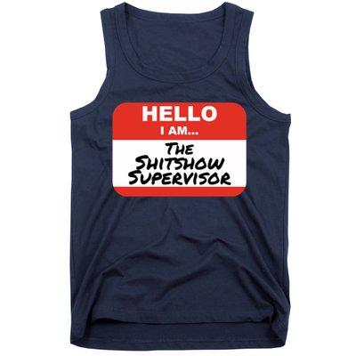 Shitshow Supervisor Funny Manager And Supervisor Tank Top