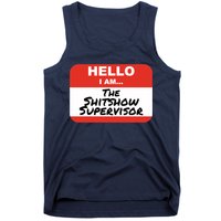Shitshow Supervisor Funny Manager And Supervisor Tank Top