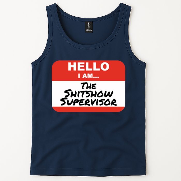 Shitshow Supervisor Funny Manager And Supervisor Tank Top
