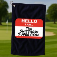 Shitshow Supervisor Funny Manager And Supervisor Golf Towel