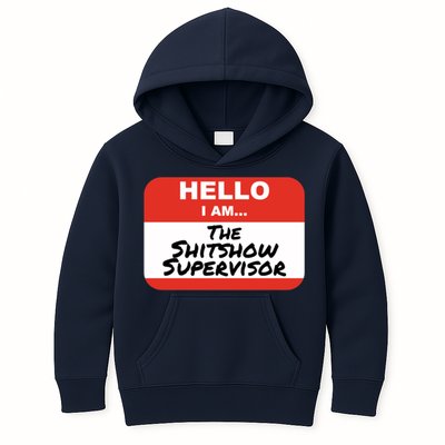Shitshow Supervisor Funny Manager And Supervisor Kids Hoodie