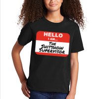 Shitshow Supervisor Funny Manager And Supervisor Kids T-Shirt