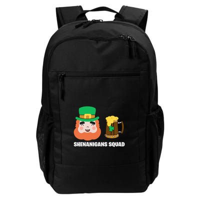 Shenanigans Squad Funny Irish St Patricks Day Shamrock Gifts Backpack