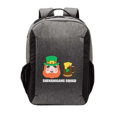 Shenanigans Squad Funny Irish St Patricks Day Shamrock Gifts Vector Backpack