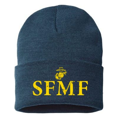 SFMF Semper Fi US Marines Sustainable Knit Beanie