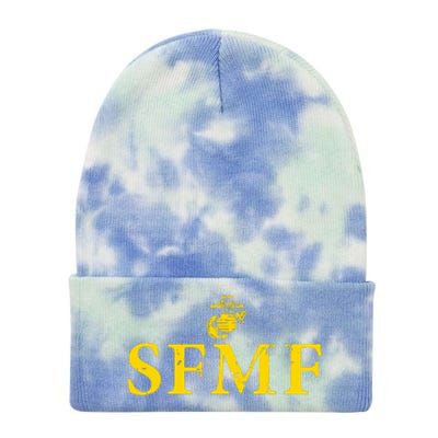 SFMF Semper Fi US Marines Tie Dye 12in Knit Beanie