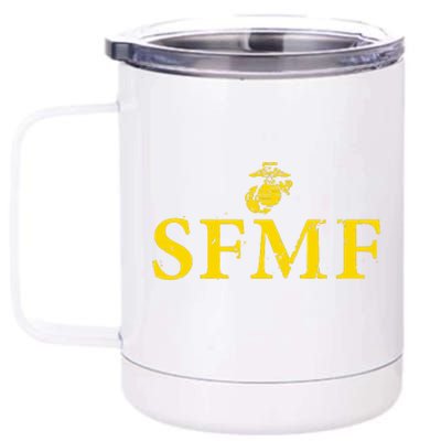 SFMF Semper Fi US Marines 12 oz Stainless Steel Tumbler Cup