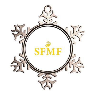 SFMF Semper Fi US Marines Metallic Star Ornament