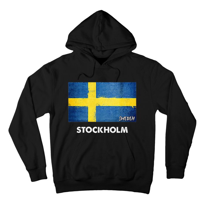 Stockholm Sweden Flag Stockholm Hoodie